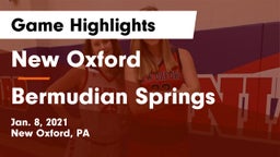 New Oxford  vs Bermudian Springs  Game Highlights - Jan. 8, 2021