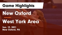 New Oxford  vs West York Area  Game Highlights - Jan. 19, 2021