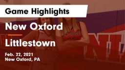 New Oxford  vs Littlestown  Game Highlights - Feb. 22, 2021