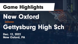 New Oxford  vs Gettysburg High Sch Game Highlights - Dec. 12, 2022