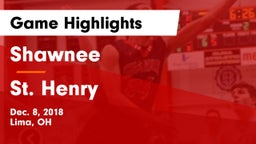 Shawnee  vs St. Henry  Game Highlights - Dec. 8, 2018