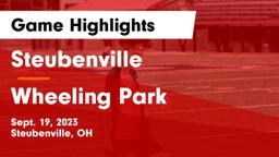 Steubenville  vs Wheeling Park  Game Highlights - Sept. 19, 2023