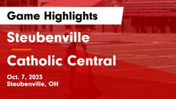 Steubenville  vs Catholic Central  Game Highlights - Oct. 7, 2023