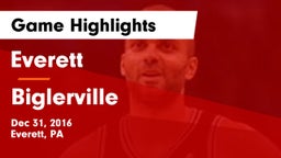 Everett  vs Biglerville  Game Highlights - Dec 31, 2016