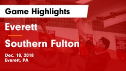 Everett  vs Southern Fulton Game Highlights - Dec. 18, 2018