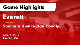Everett  vs Southern Huntingdon County  Game Highlights - Jan. 3, 2019