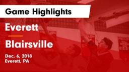 Everett  vs Blairsville  Game Highlights - Dec. 6, 2018