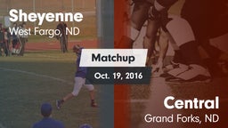 Matchup: Sheyenne  vs. Central  2016