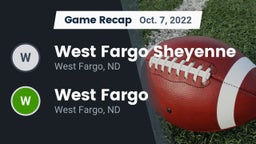 Recap: West Fargo Sheyenne  vs. West Fargo  2022