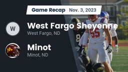 Recap: West Fargo Sheyenne  vs. Minot  2023