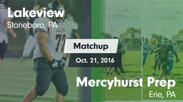 Matchup: Lakeview  vs. Mercyhurst Prep  2016