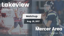 Matchup: Lakeview  vs. Mercer Area   2017