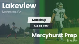 Matchup: Lakeview  vs. Mercyhurst Prep  2017