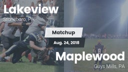 Matchup: Lakeview  vs. Maplewood  2018