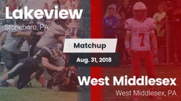 Matchup: Lakeview  vs. West Middlesex   2018