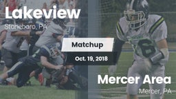 Matchup: Lakeview  vs. Mercer Area  2018