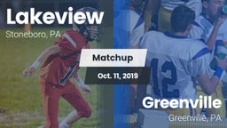 Matchup: Lakeview  vs. Greenville  2019