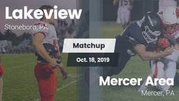 Matchup: Lakeview  vs. Mercer Area  2019