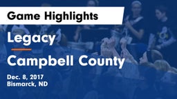 Legacy  vs Campbell County  Game Highlights - Dec. 8, 2017