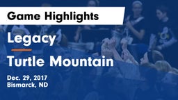 Legacy  vs Turtle Mountain  Game Highlights - Dec. 29, 2017