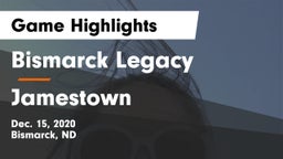 Bismarck Legacy  vs Jamestown  Game Highlights - Dec. 15, 2020
