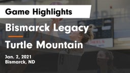 Bismarck Legacy  vs Turtle Mountain  Game Highlights - Jan. 2, 2021