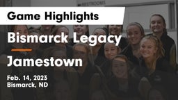 Bismarck Legacy  vs Jamestown  Game Highlights - Feb. 14, 2023