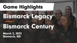 Bismarck Legacy  vs Bismarck Century  Game Highlights - March 3, 2023