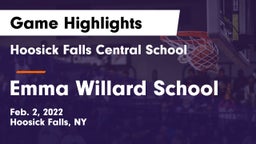 Hoosick Falls Central School vs Emma Willard School Game Highlights - Feb. 2, 2022