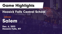 Hoosick Falls Central School vs Salem  Game Highlights - Dec. 6, 2023