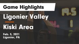 Ligonier Valley  vs Kiski Area  Game Highlights - Feb. 5, 2021