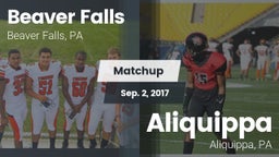 Matchup: Beaver Falls High vs. Aliquippa  2017