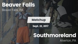 Matchup: Beaver Falls High vs. Southmoreland  2017