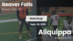 Matchup: Beaver Falls High vs. Aliquippa  2019