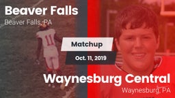 Matchup: Beaver Falls High vs. Waynesburg Central  2019