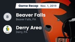 Recap: Beaver Falls  vs. Derry Area 2019