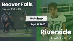 Matchup: Beaver Falls High vs. Riverside  2020
