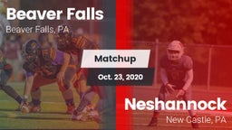 Matchup: Beaver Falls High vs. Neshannock  2020