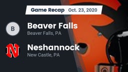 Recap: Beaver Falls  vs. Neshannock  2020