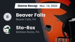 Recap: Beaver Falls  vs. Sto-Rox  2020
