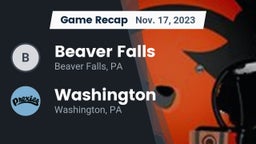 Recap: Beaver Falls  vs. Washington  2023