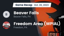 Recap: Beaver Falls  vs. Freedom Area  (WPIAL) 2023