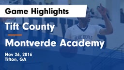 Tift County  vs Montverde Academy  Game Highlights - Nov 26, 2016