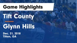 Tift County  vs Glynn Hills Game Highlights - Dec. 21, 2018