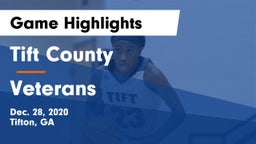 Tift County  vs Veterans  Game Highlights - Dec. 28, 2020