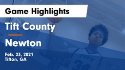 Tift County  vs Newton  Game Highlights - Feb. 23, 2021