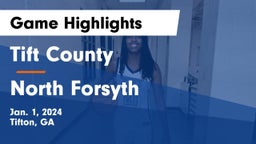 Tift County  vs North Forsyth  Game Highlights - Jan. 1, 2024