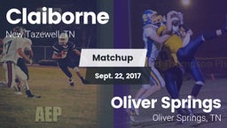Matchup: Claiborne High vs. Oliver Springs  2017