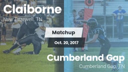 Matchup: Claiborne High vs. Cumberland Gap  2017