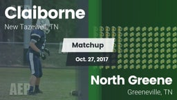 Matchup: Claiborne High vs. North Greene  2017